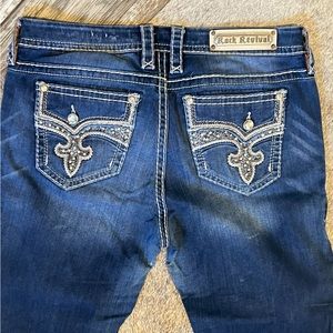Rock Revival “Leni” Easy Boot Cut Women’s Jeans Size 32